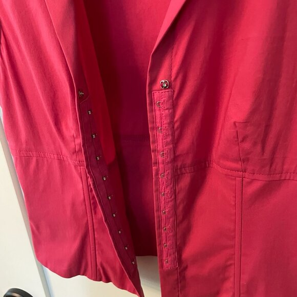 NWT Laundry By Shelli Segal Hot Pink Sleeveless Bustier Style Top Size 4 - Picture 4 of 5